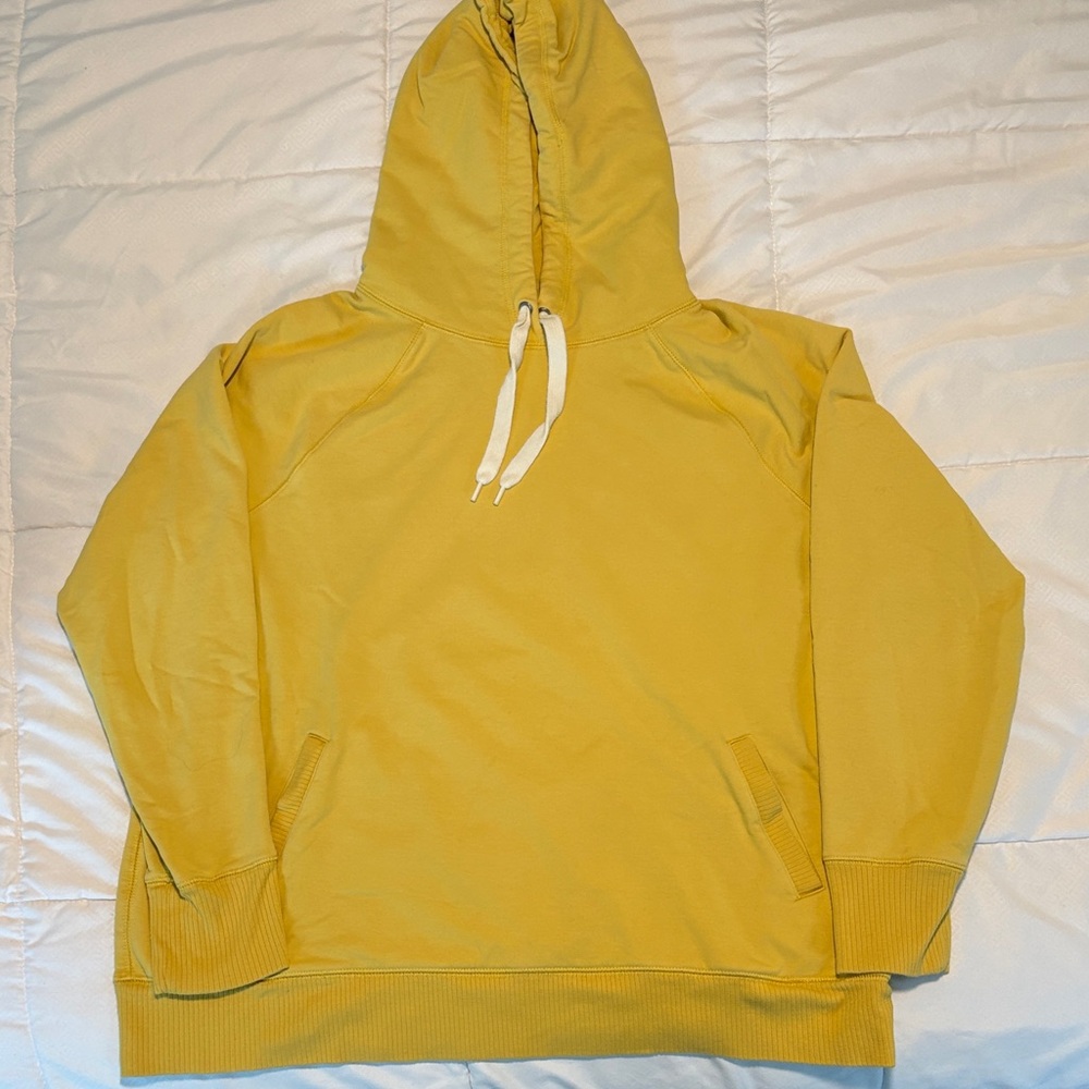 L.L. Bean Women's Yellow Pullover Hoodie